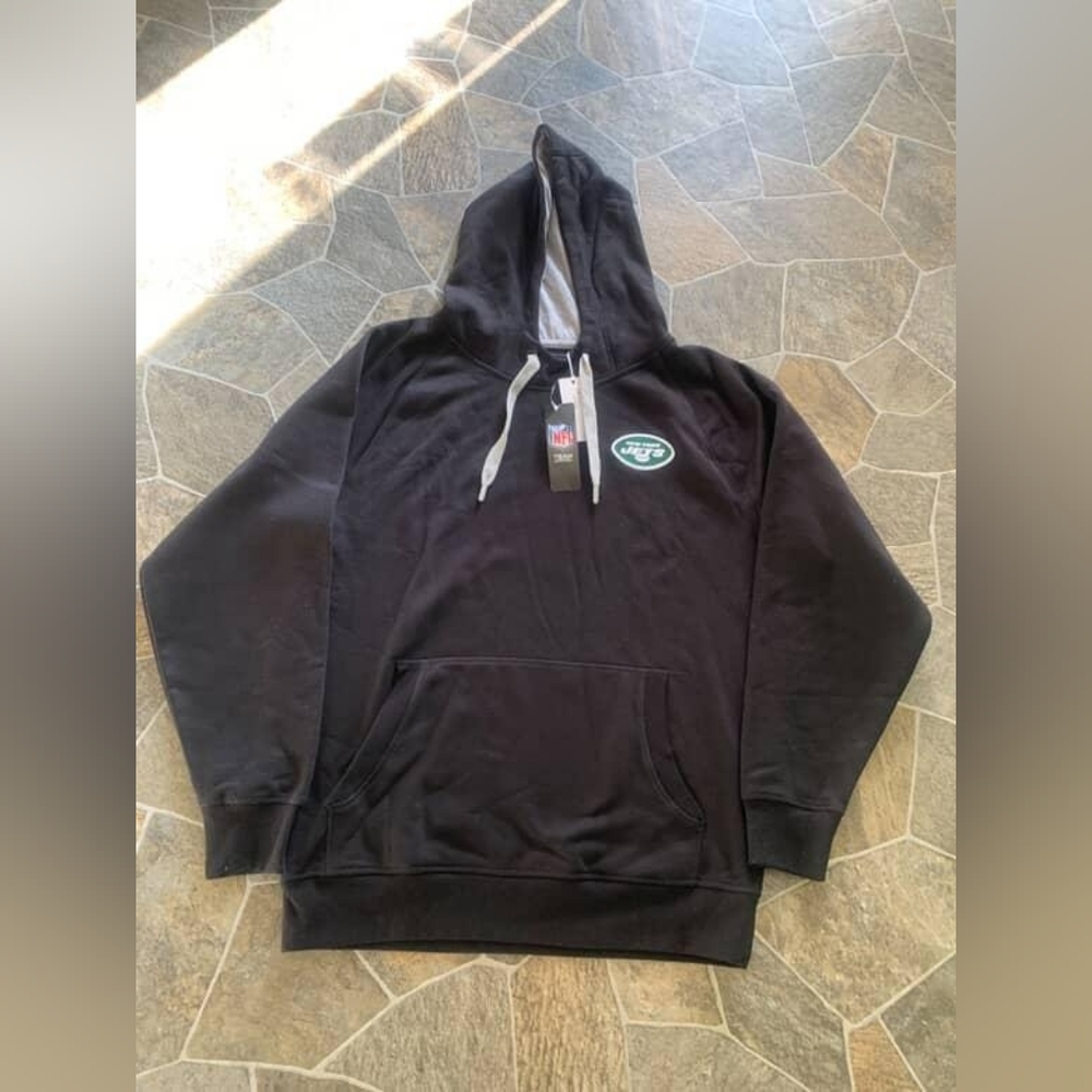 NFL Jets Black Hoodie Sweater